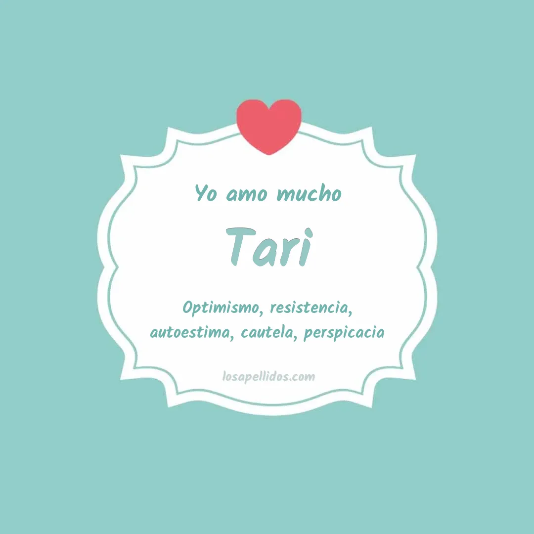 Yo amo mucho Tari
