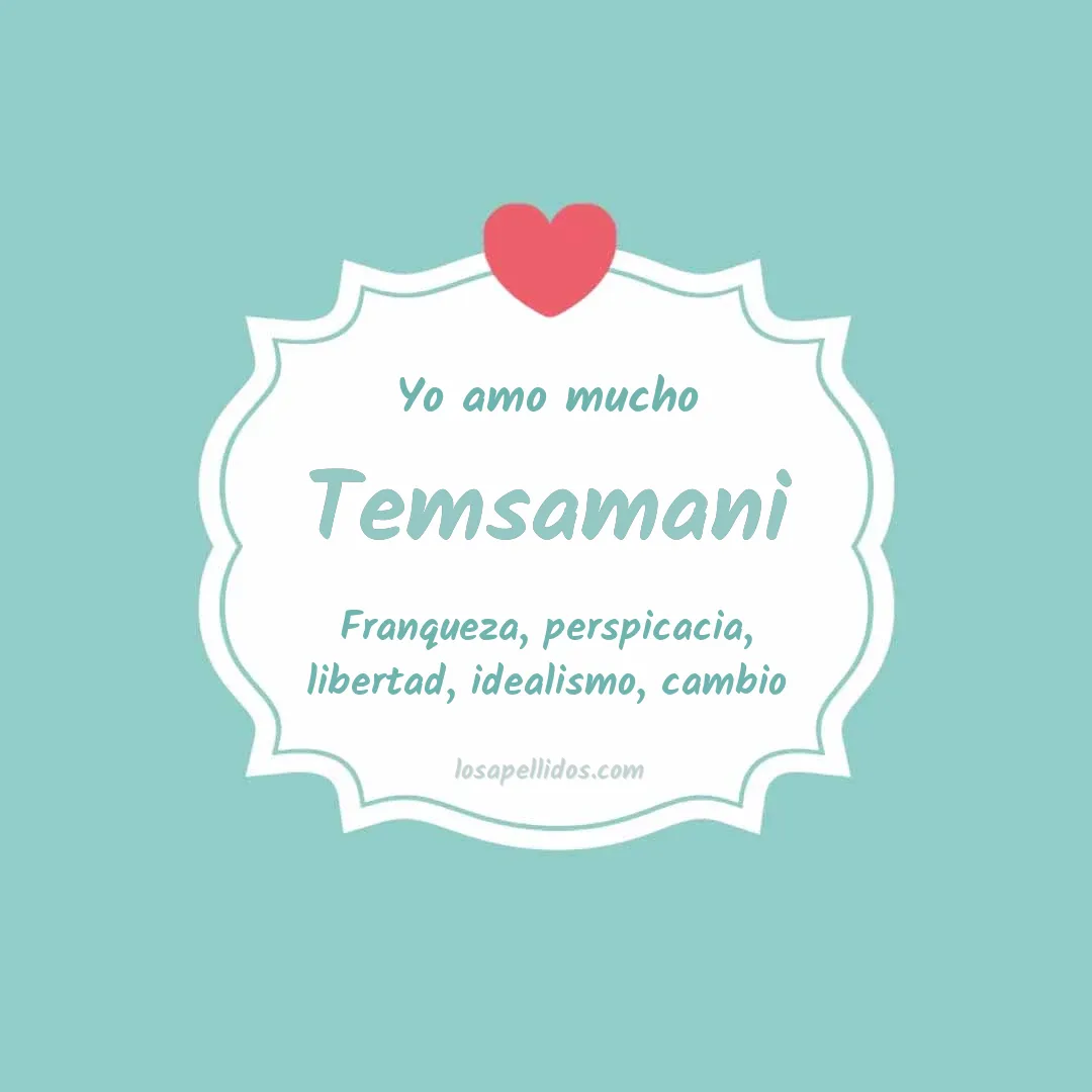 Yo amo mucho Temsamani