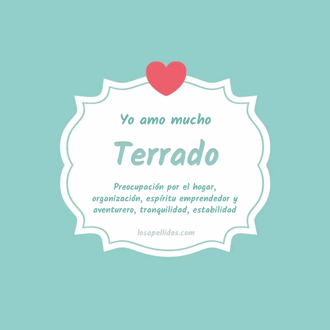 Yo amo mucho Terrado