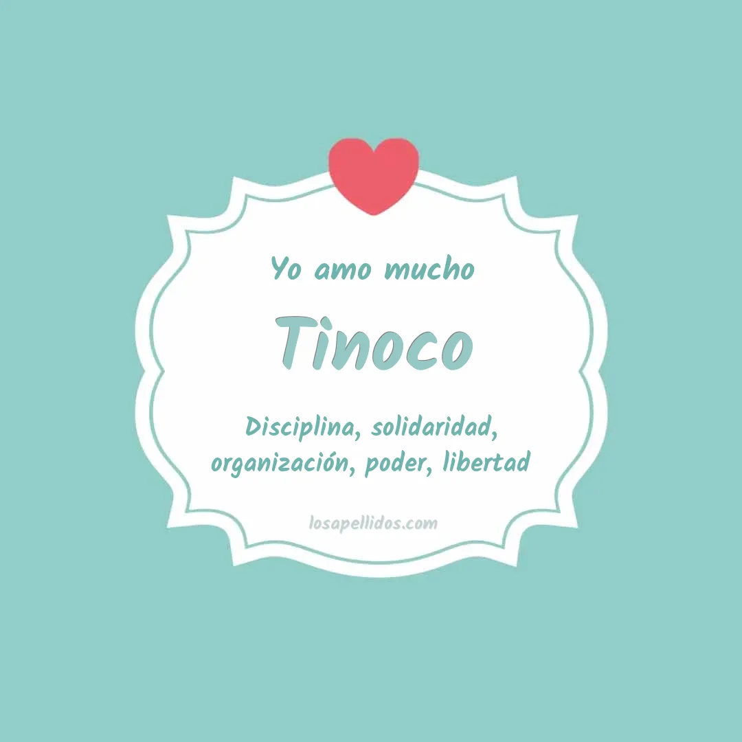 Yo amo mucho Tinoco