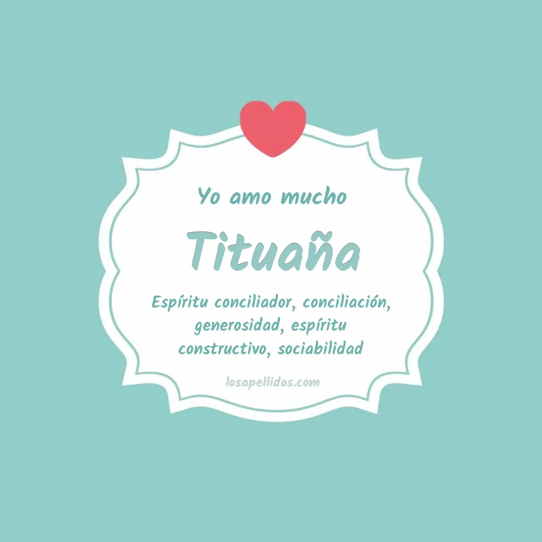 Yo amo mucho Tituaña