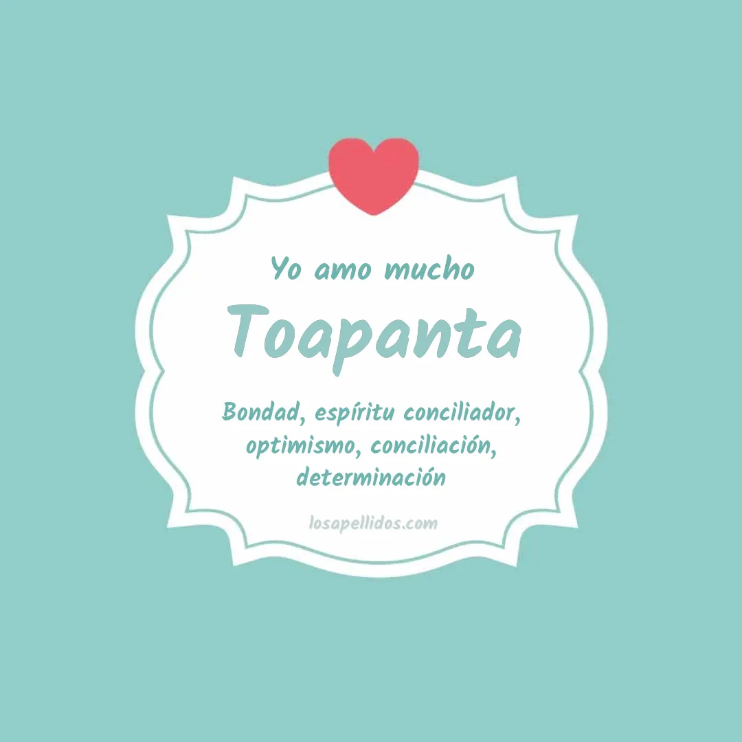 Yo amo mucho Toapanta