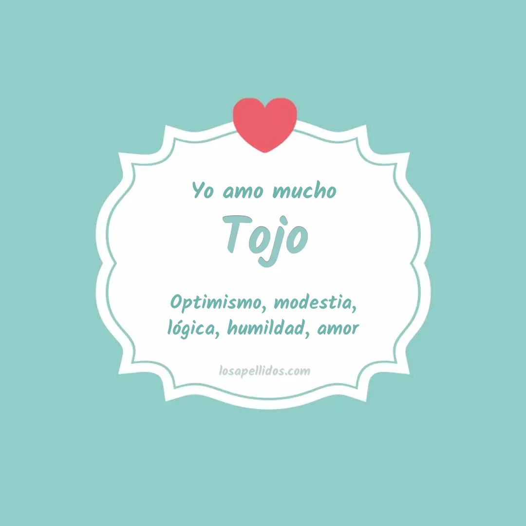 Yo amo mucho Tojo