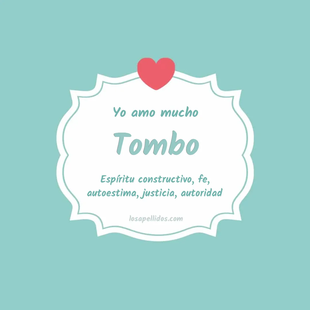 Yo amo mucho Tombo