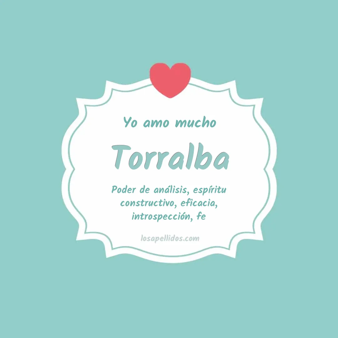 Yo amo mucho Torralba