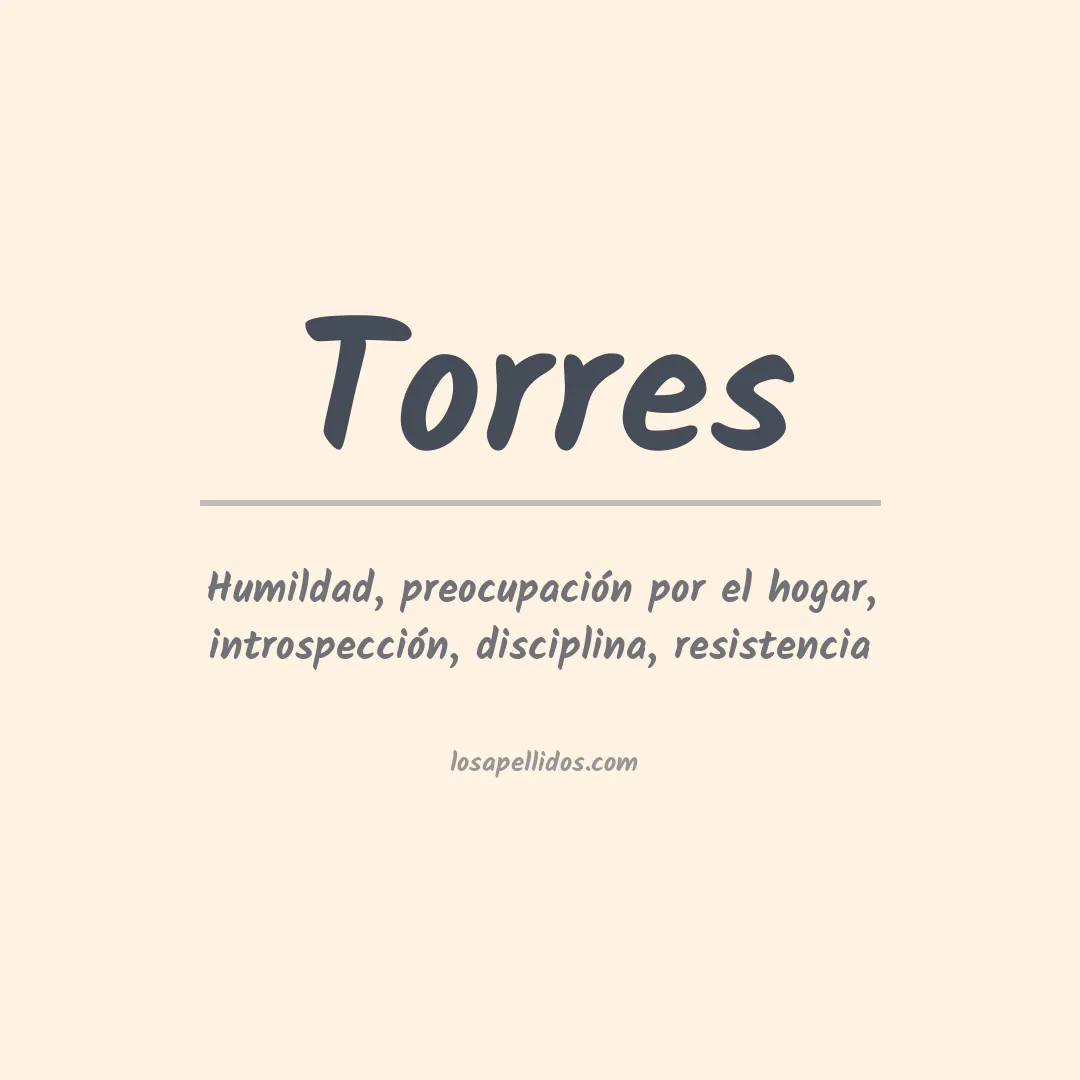 Apellido Torres