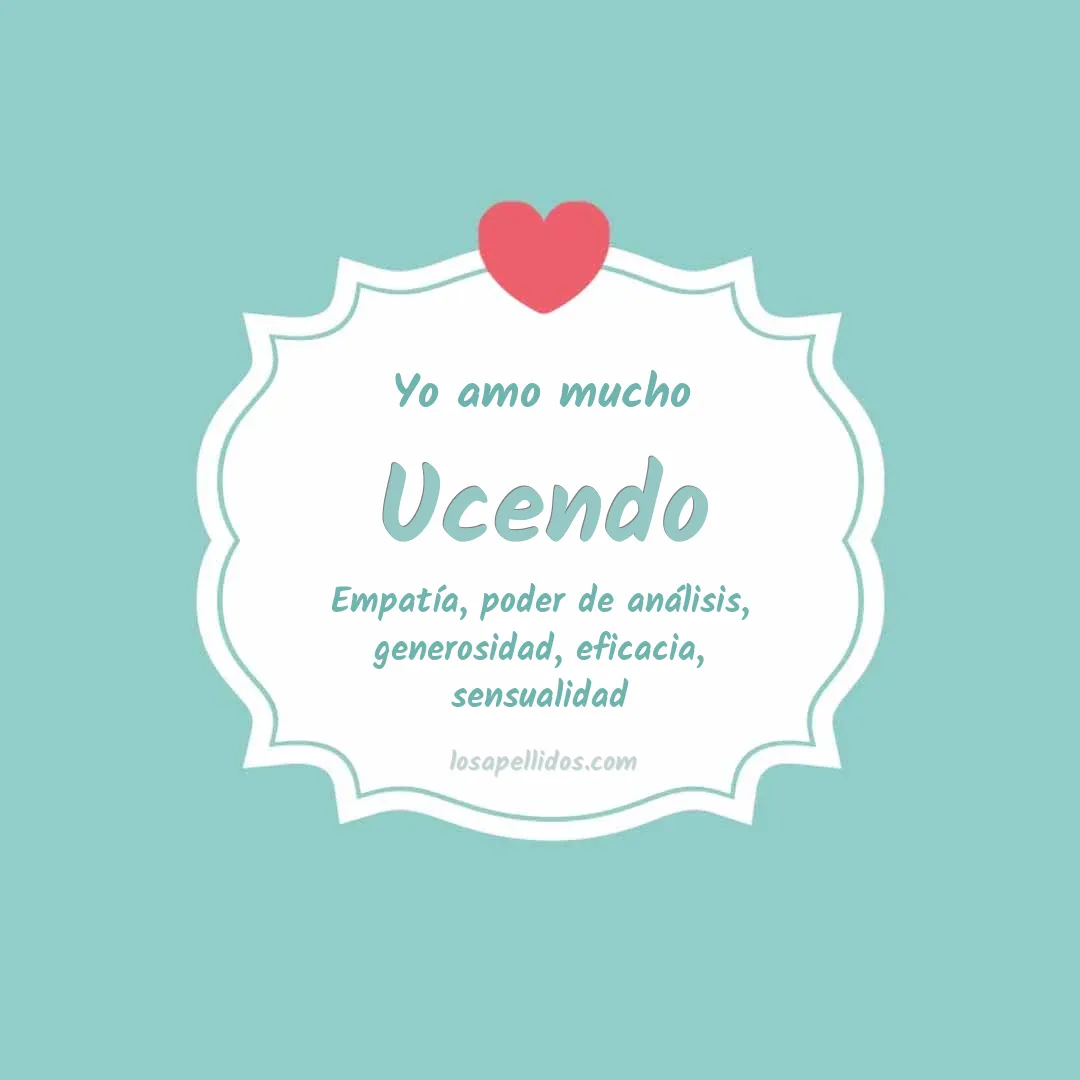 Yo amo mucho Ucendo