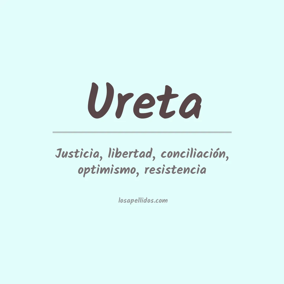 Significado del Apellido Ureta