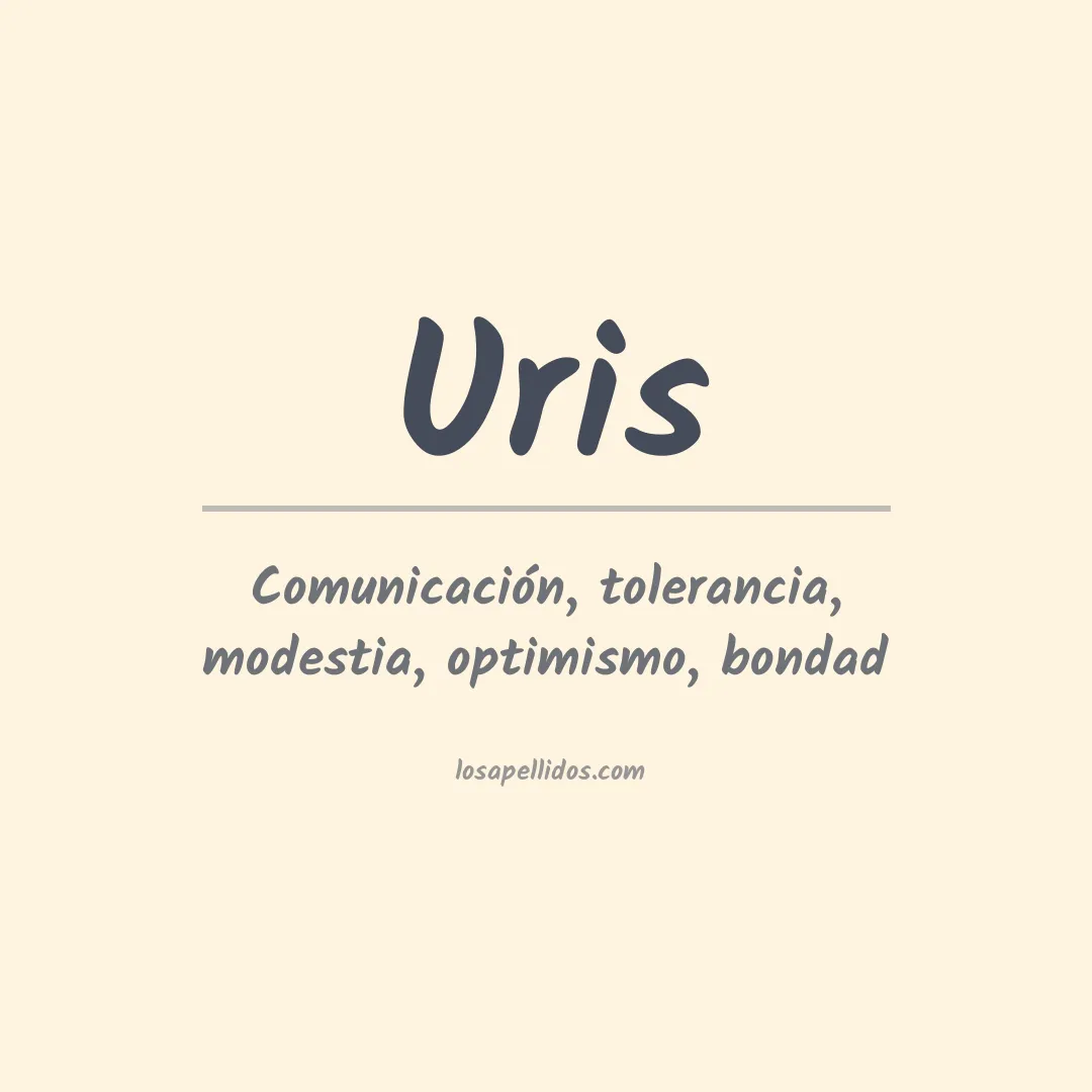 Significado del Apellido Uris