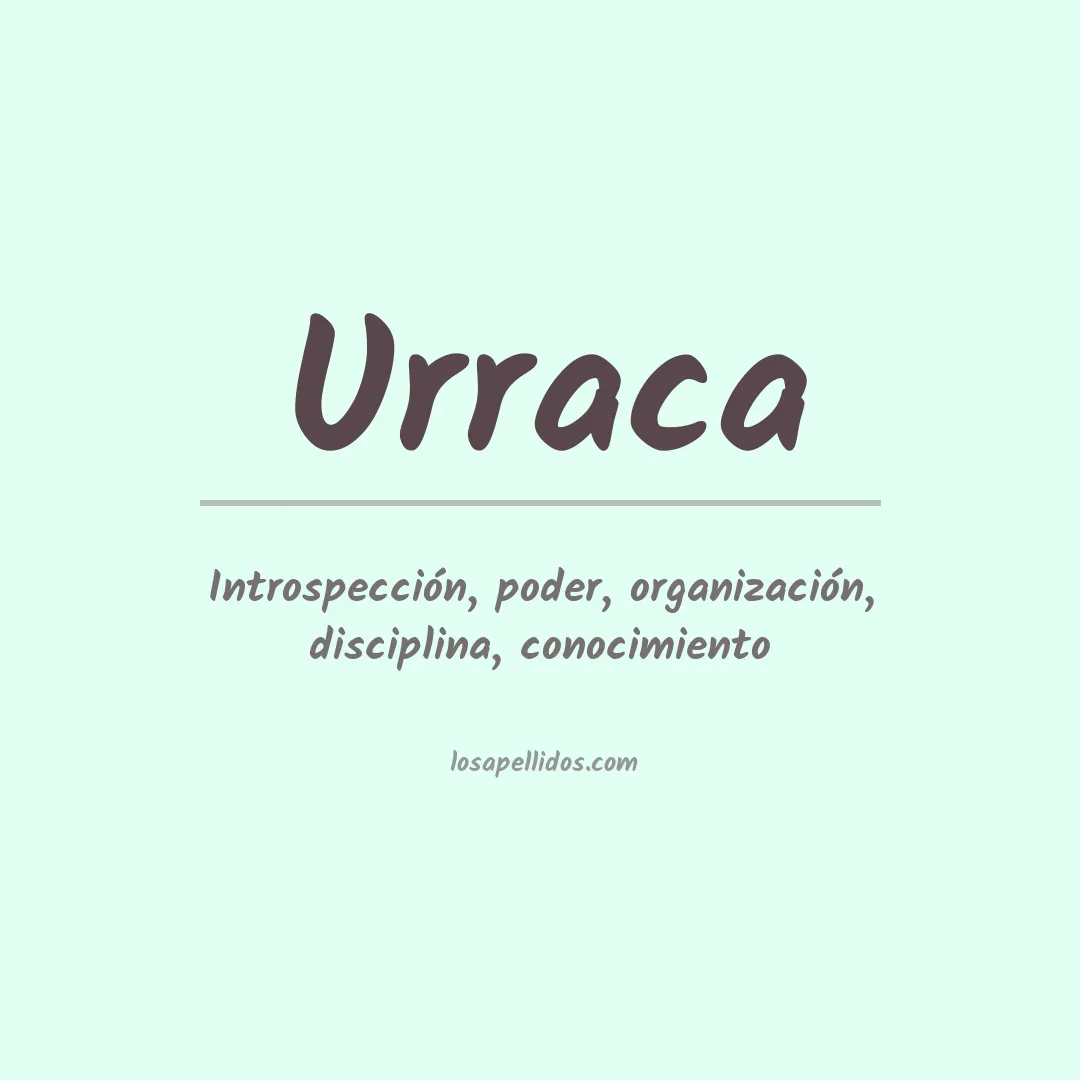 Significado del Apellido Urraca