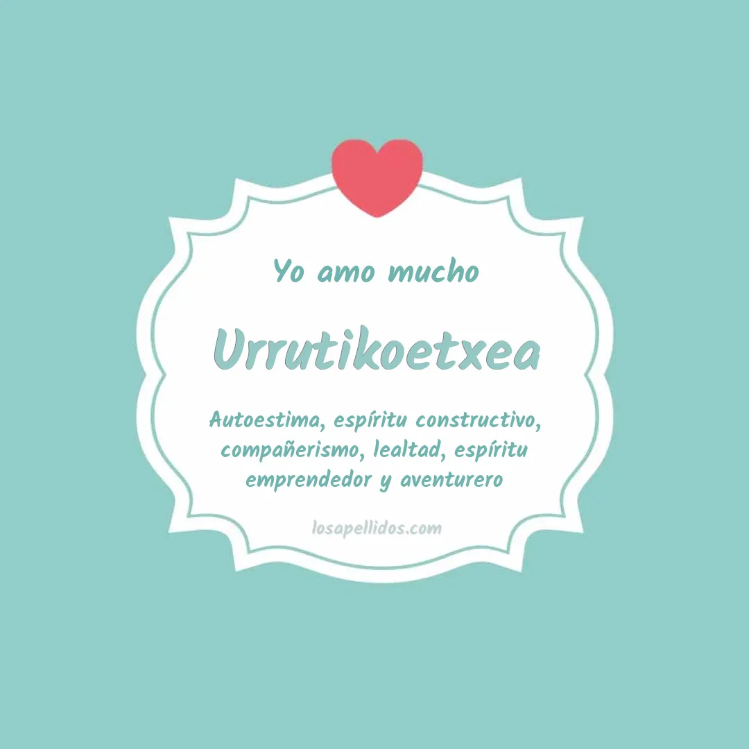 Yo amo mucho Urrutikoetxea