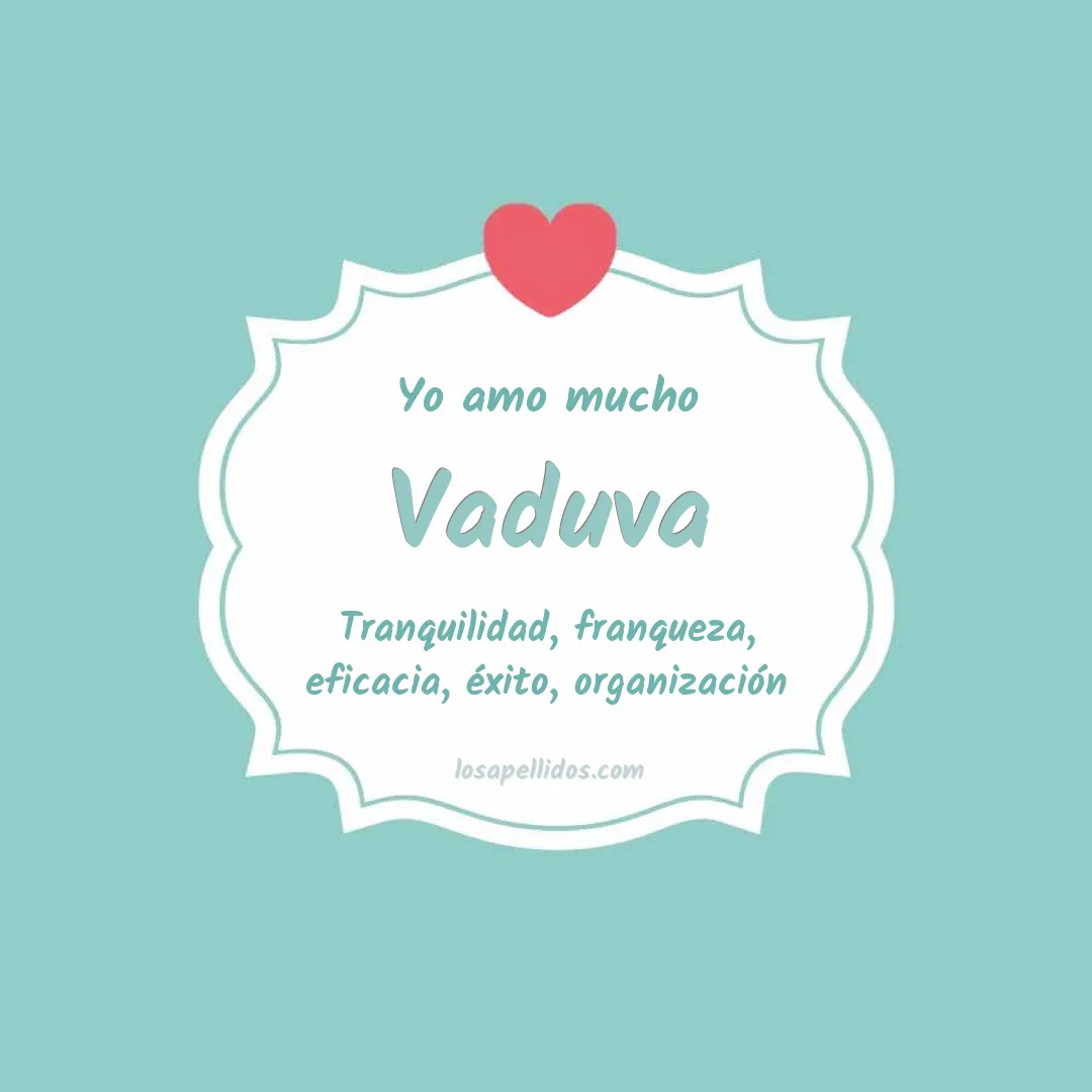 Yo amo mucho Vaduva