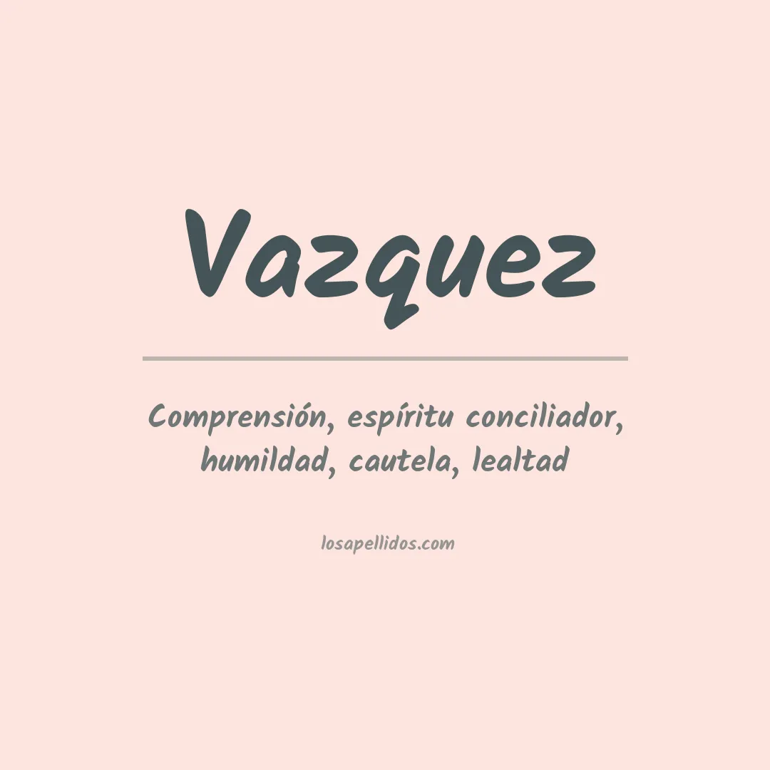 Apellido Vazquez