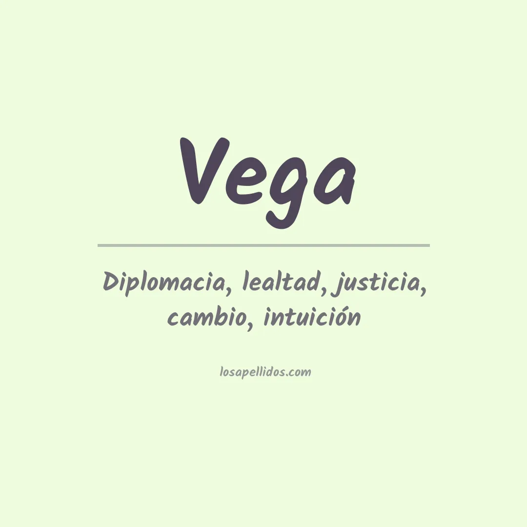 Apellido Vega
