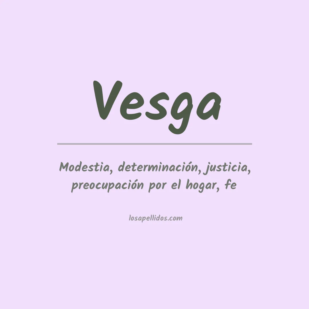 Significado del Apellido Vesga