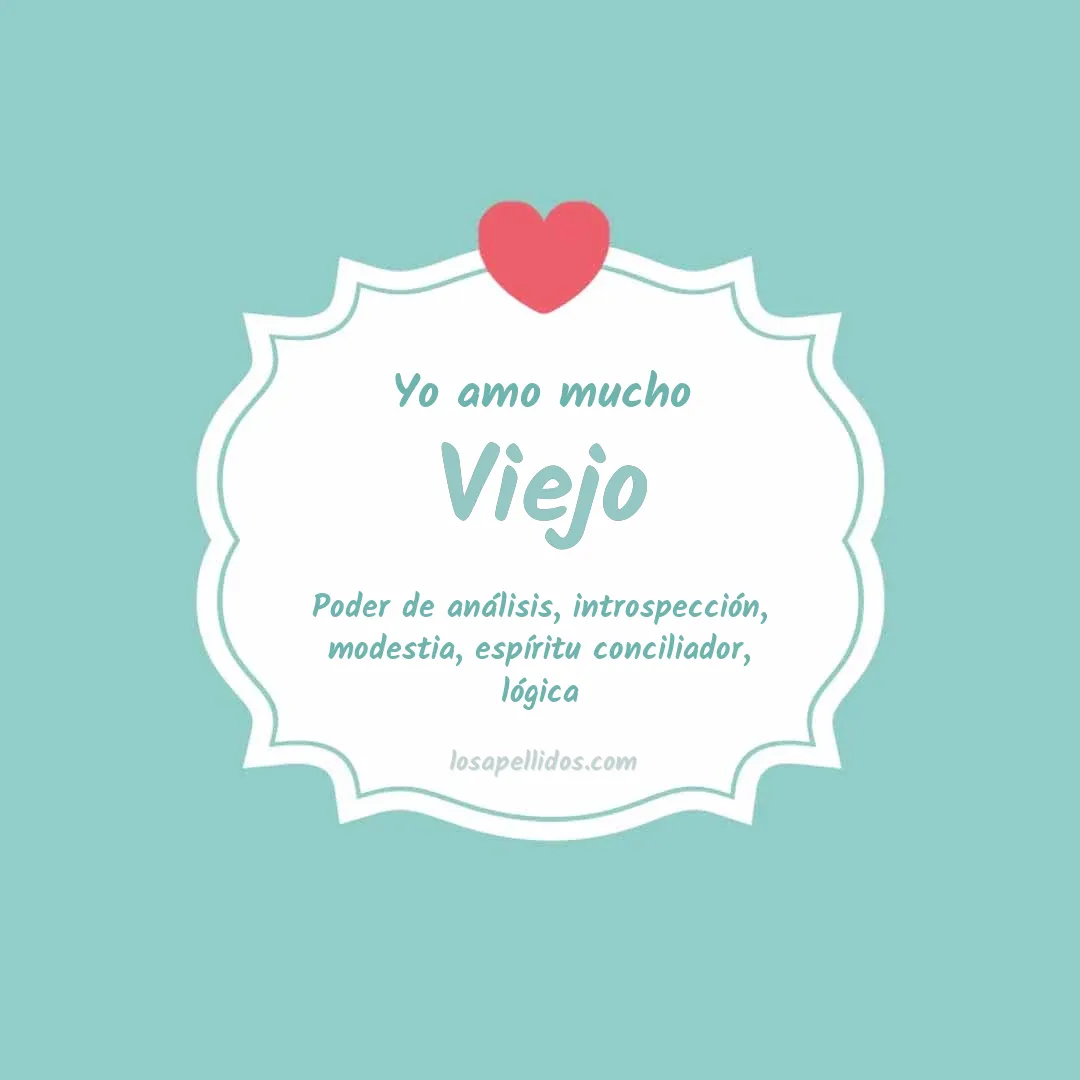 Yo amo mucho Viejo