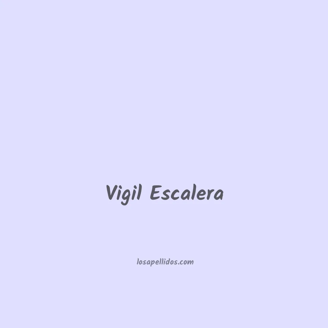 Vigil escalera en chino