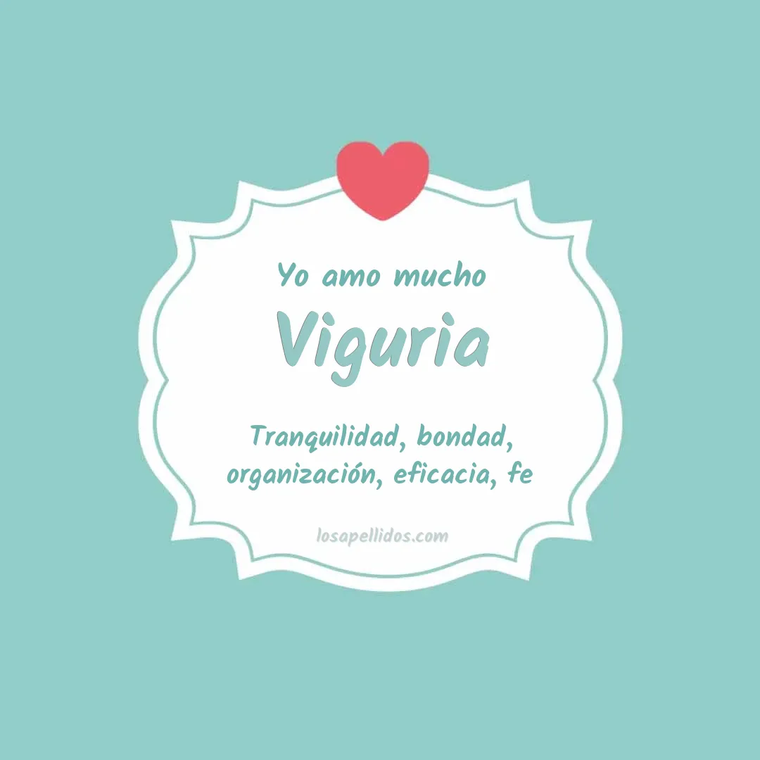 Yo amo mucho Viguria