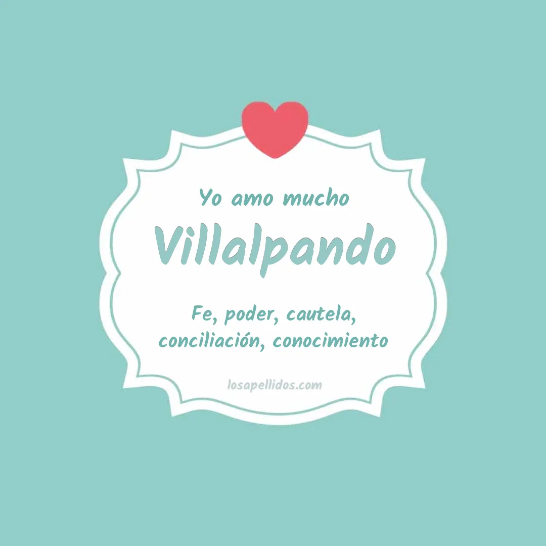 Yo amo mucho Villalpando