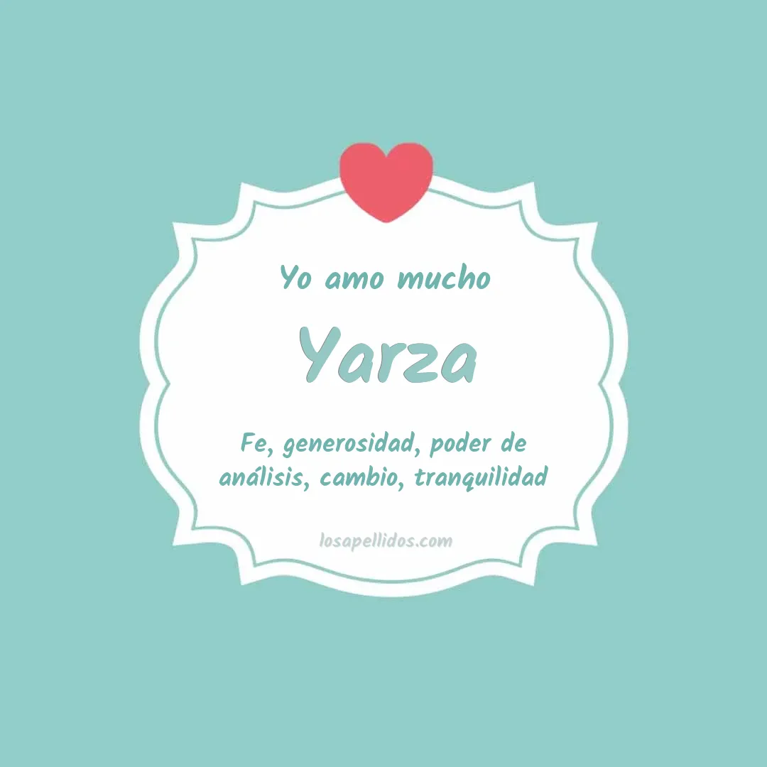 Yo amo mucho Yarza