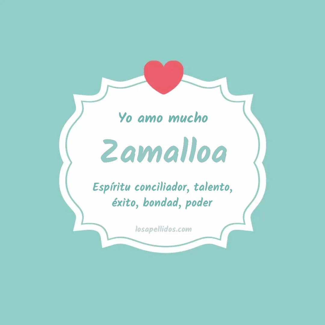 Yo amo mucho Zamalloa