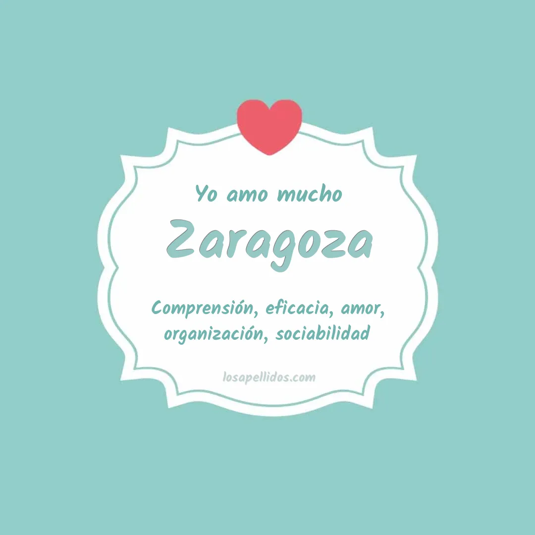 Yo amo mucho Zaragoza