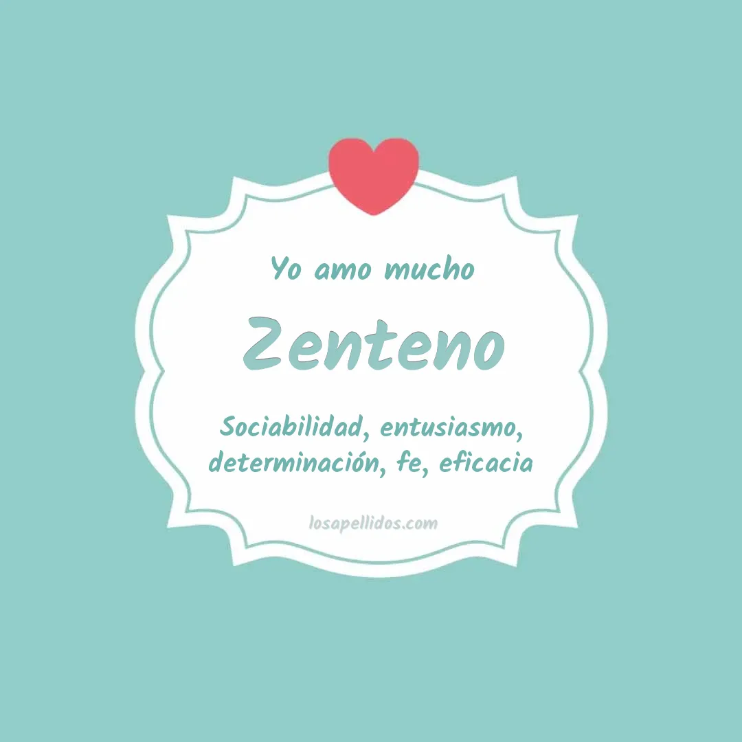 Yo amo mucho Zenteno