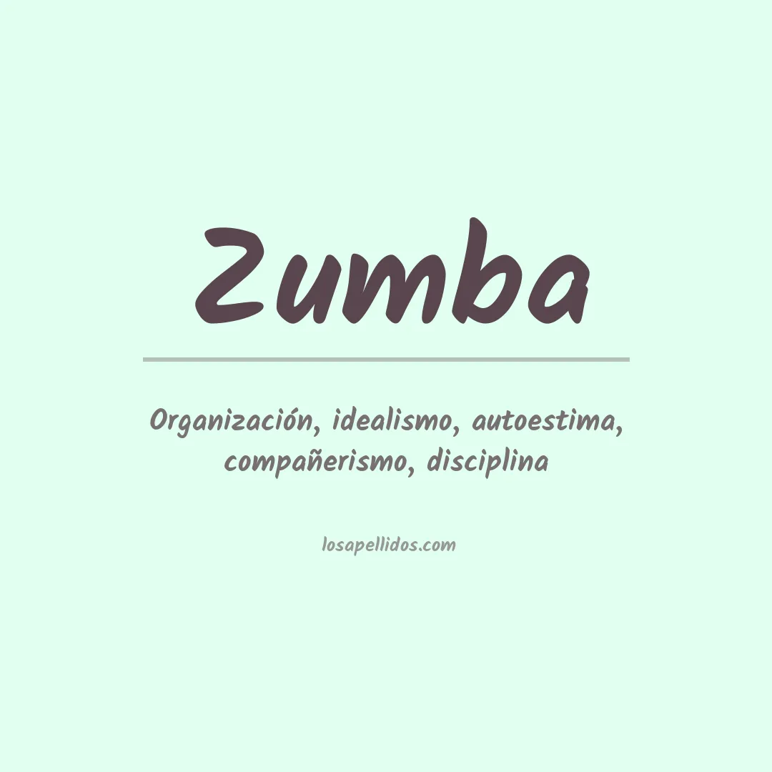Significado del Apellido Zumba