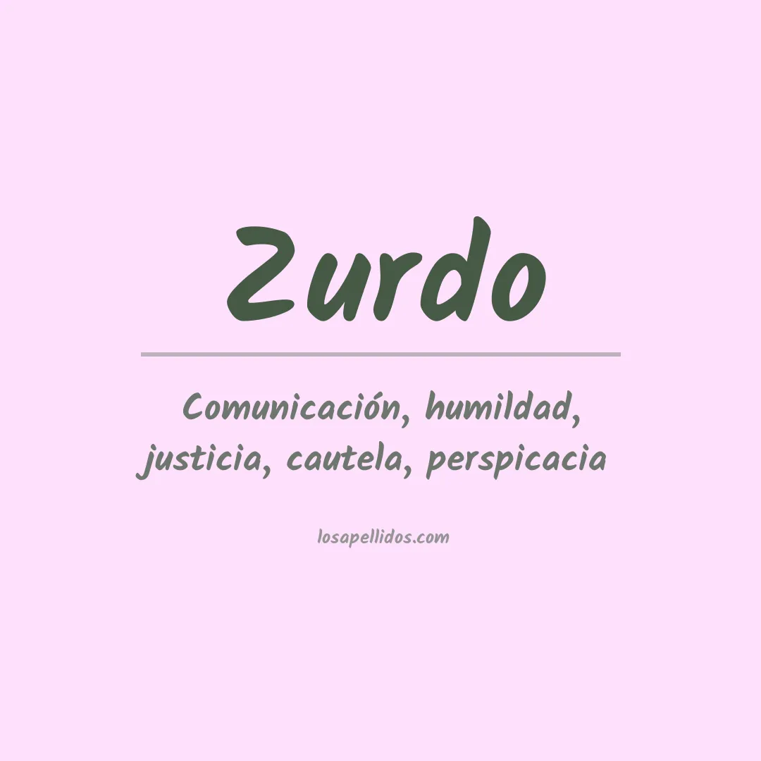 Significado del Apellido Zurdo