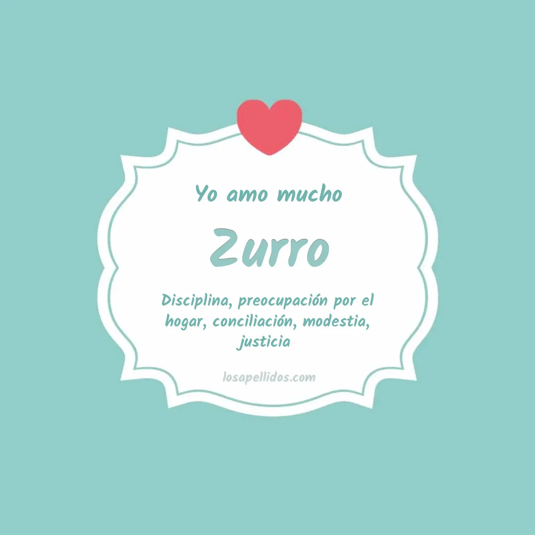 Yo amo mucho Zurro